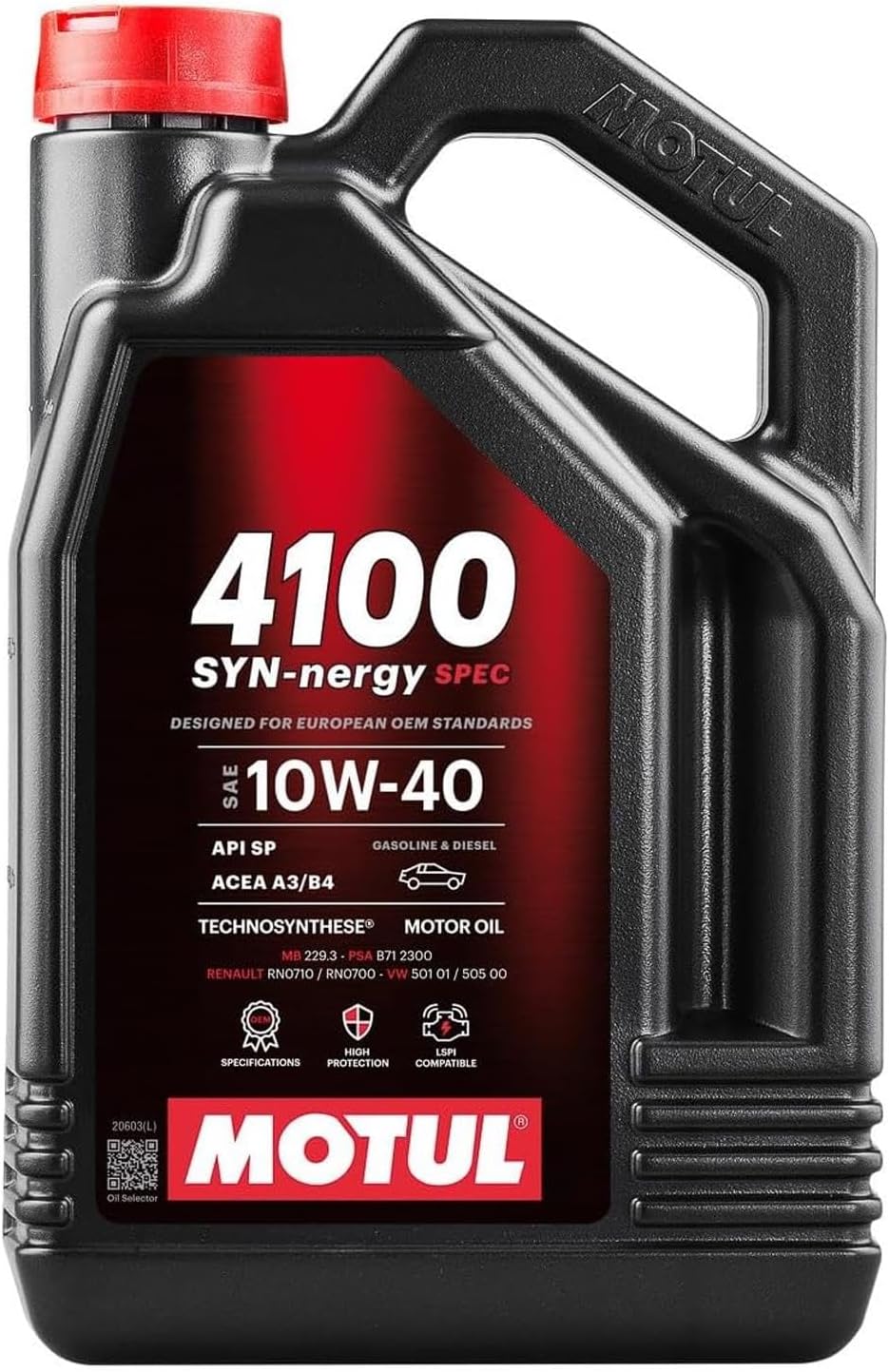   موتول  4100 سينيرجي     5لتر   10w40